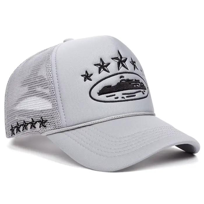 Mode nouveau unisexe impression chapeaux de Baseball Hip Hop respirant personnel parasol maille polyvalent rue Snapback