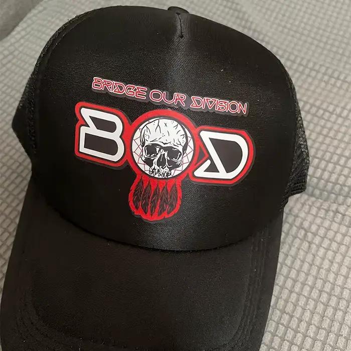 Casquette en maille avec logo personnalisé professionnel pour hommes et femmes