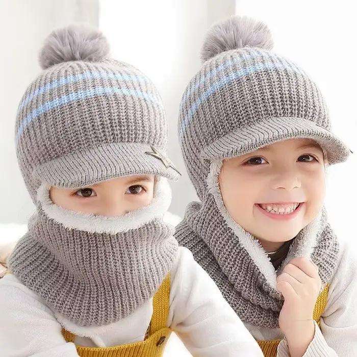 Filles garçons cou plus chaud visage garde complet