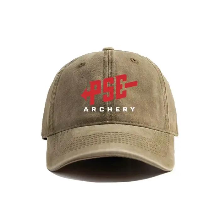 PSE tir à l'arc casquettes de Baseball chapeaux en détresse casquette hommes femmes rétro en plein air été réglable Protection solaire décontracté polyvalent chapeau