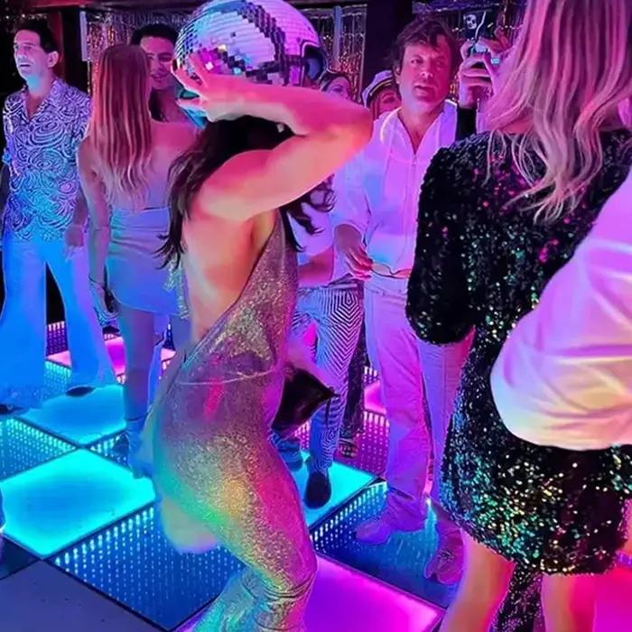 Chapeau de boule Disco miroir à paillettes brillant pour mariage fiançailles grands événements anniversaires poisson d'avril nouvelle année