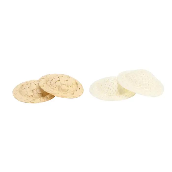 Mini chapeau de paille pour maison de poupée