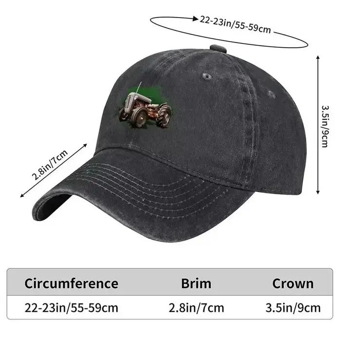 Casquette avec logo emblématique du tracteur Ferguson 35 - Design