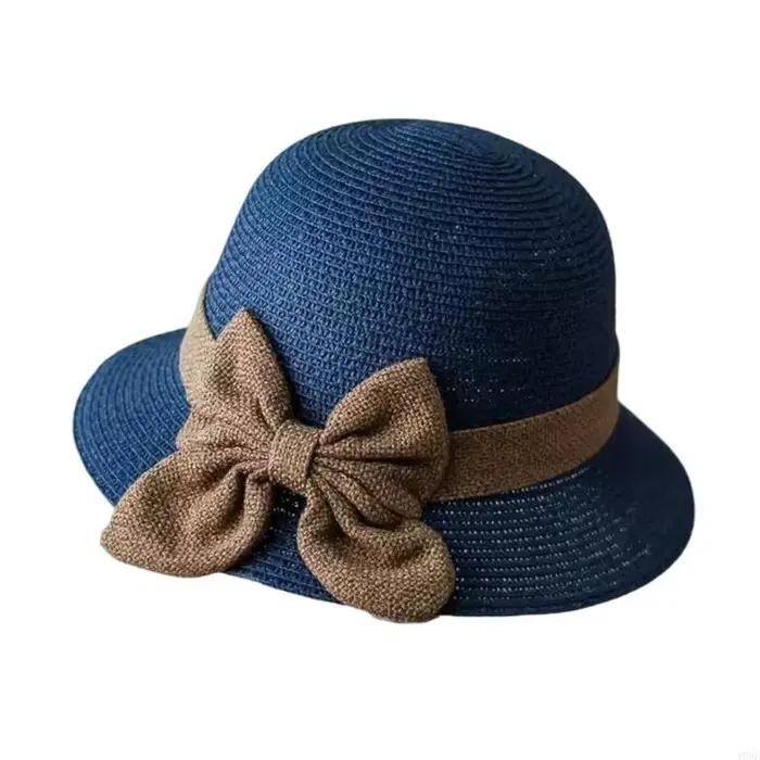 Chapeau paille pliable