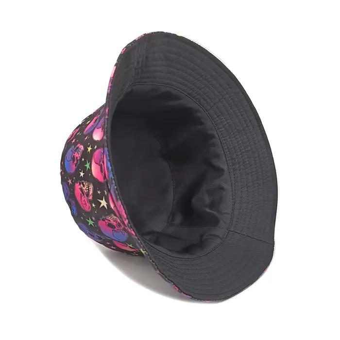 Chapeaux Bob à Motif Tête de Mort et Étoiles pour Femmes et Hommes