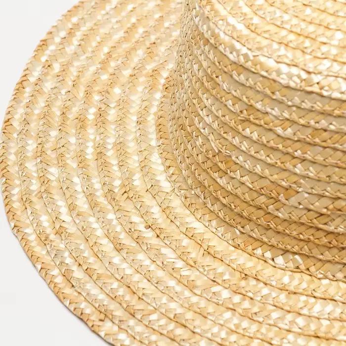 Chapeau de paille solide personnalisé