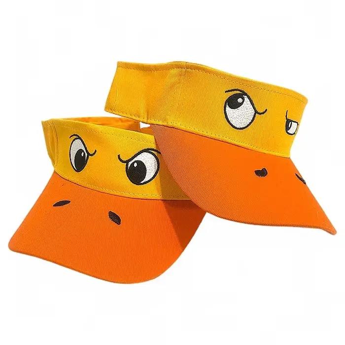 Casquette de baseball brodée de canard – Visière non structurée réglable et mignonne pour l'extérieur
