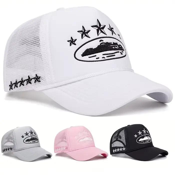 Mode nouveau unisexe impression chapeaux de Baseball Hip Hop respirant personnel parasol maille polyvalent rue Snapback