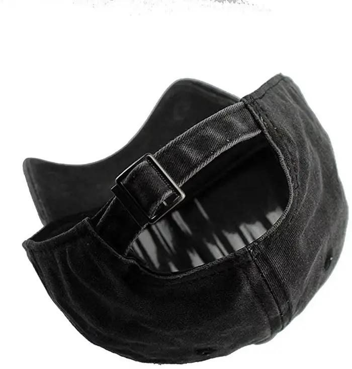Casquette de baseball unisexe denim avec scène de lune et orignal, chapeau de papa, casquette de cow-boy pour homme et femme, polyvalente et résistante