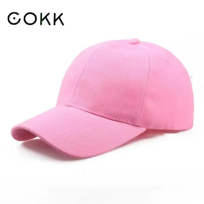 COKK – casquette de Baseball de couleur unie pour hommes et femmes