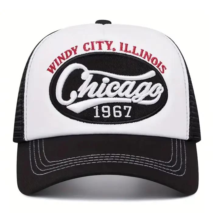 Nouvelle Casquette de Baseball 2026 CHICAGO1967 Brodé en Maille