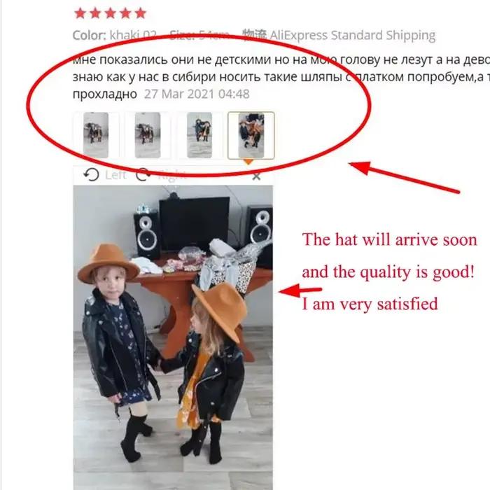 Chapeau Fedora pour filles et garçons enfants de petite taille en coton polyester multicolore pour toutes les saisons occasions décontractées