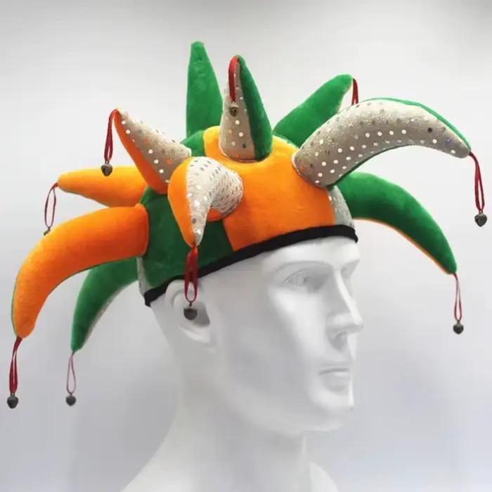 Mascarade tentacule en forme de chapeau de Clown Cool coloré habiller