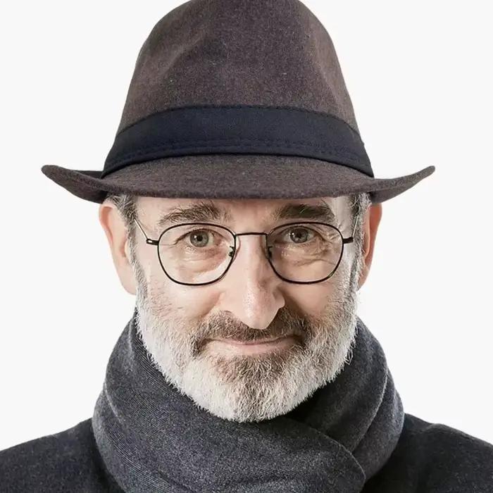 Chapeau Fedora en laine chaude pour hommes, chapeau thermique d'hiver, casquette de Jazz de Style classique britannique, chapeau pour hommes âgés par temps froid
