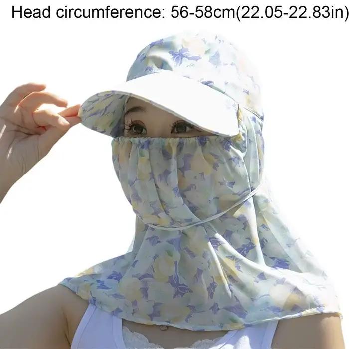 Chapeau de soleil pour femme avec cache-oreilles
