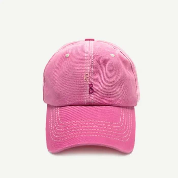 Casquette de baseball monogramme décontractée en coton pour hommes et femmes