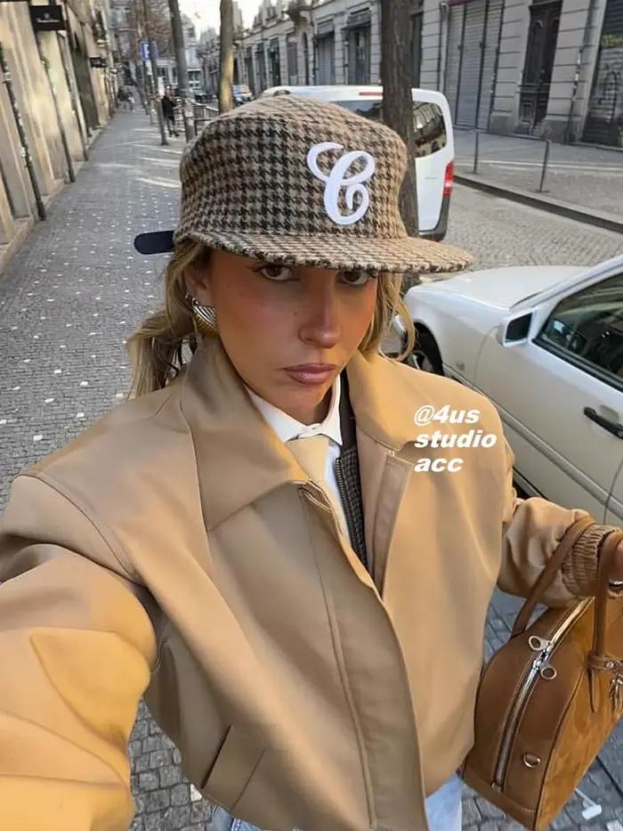 Casquette de Baseball rétro décontractée à dessus plat avec lettres imprimées léopard