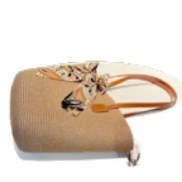 Ensemble chapeau de paille anti-UV et sac fourre-tout