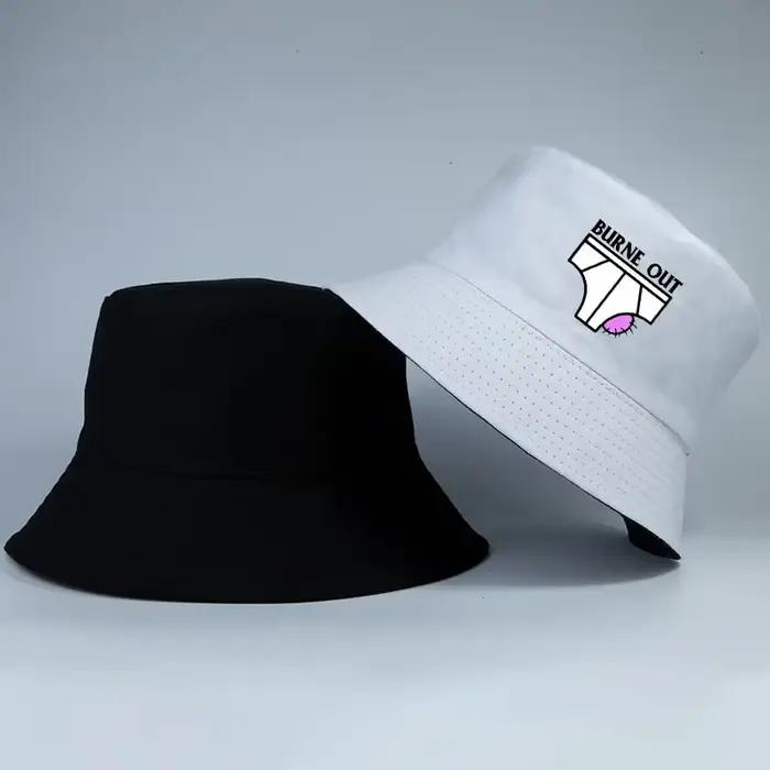 Casquette de pêcheur réversible en coton et polyester pour hommes et femmes style sport adapté aux activités en plein air et aux journées décontractées