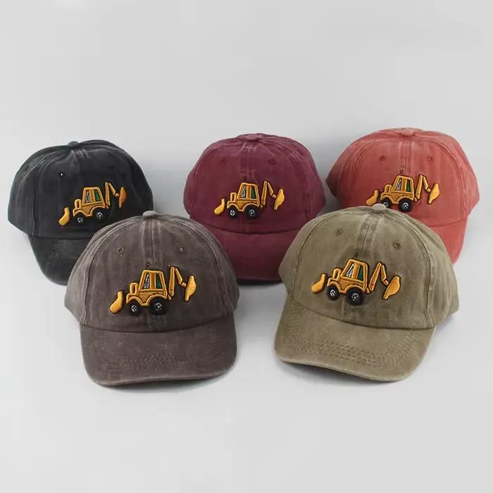 Casquette de Baseball en coton délavé pour bébé