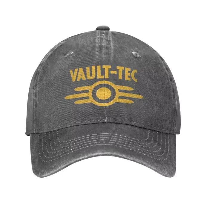 Casquette de baseball Vault Tec Logo Fallouted Game Sun en coton avec protection solaire réglable pour homme et femme pour les quatre saisons et les occasions extérieures
