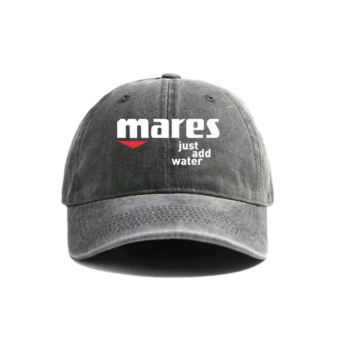 Mares ajouter simplement l'eau en détresse casquette de Baseball Cool hommes rétro en plein air été réglable cadeau papa chapeau MZ-646