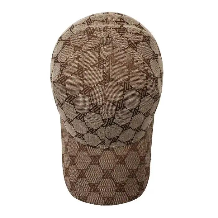 Casquette de baseball tendance à motif monogramme - Ajustable et confortable