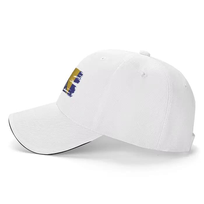 Casquette de baseball décontractée avec symbole du drapeau de la Bosnie