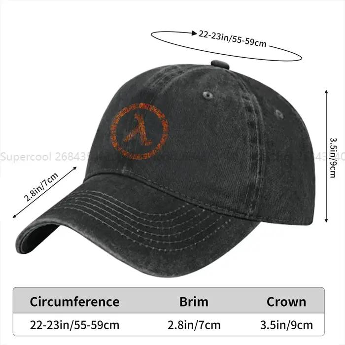 Casquette de baseball Half Life Lambda pour hommes et femmes