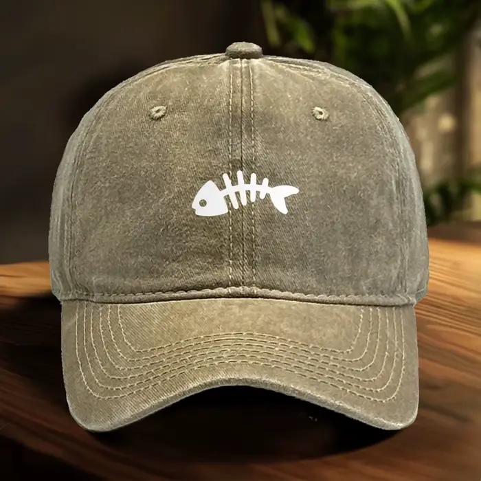 Casquette de Baseball en os de poisson
