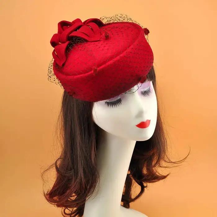 Chapeau haut de forme de style britannique pour femme