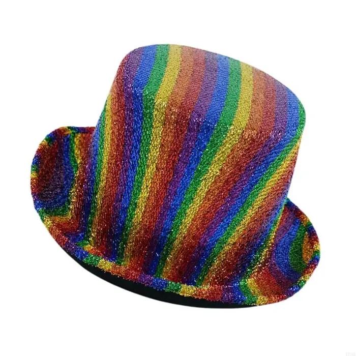 Chapeaux Cowboy arc-en-ciel accrocheurs