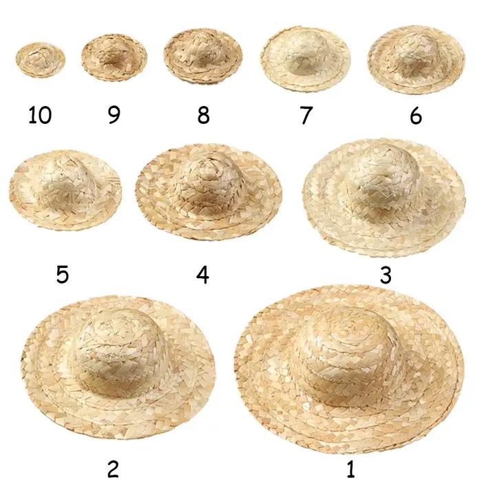 Chapeau de paille tissé