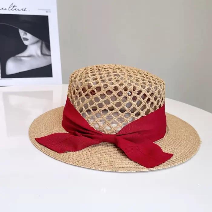 Chapeaux de paille de bateau de styliste