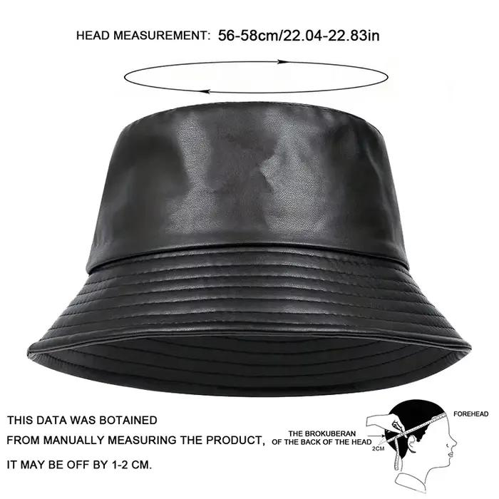 Chapeau unisexe en cuir solide pour homme et femme chapeau de protection solaire chapeau de voyage en plein air chapeau de pêche occassions spéciales et tous les jours