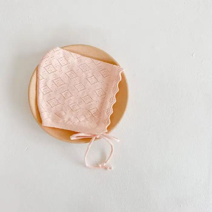 Bonnet en coton pour bébé fille de 0 à 24 mois