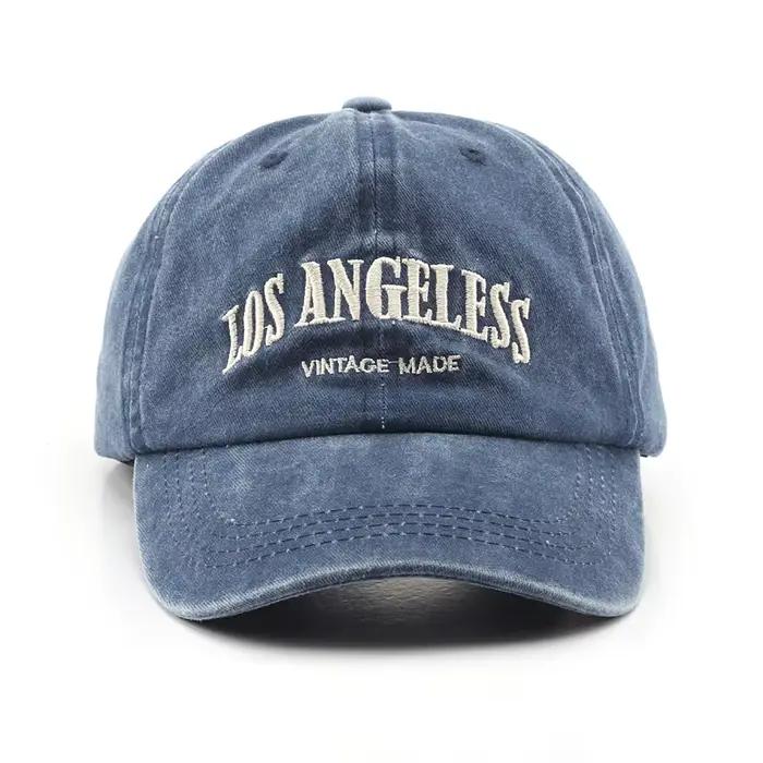 Casquette de baseball en coton et polyester unisexe avec broderies pour homme et femme, style décontracté, sangle réglable, quatre saisons, idéale pour les sorties et les cadeaux