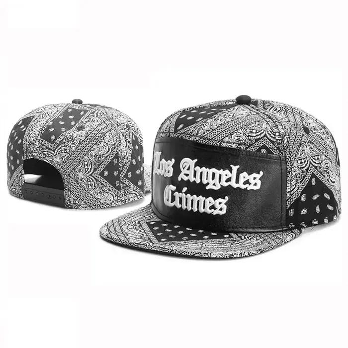 Casquette Snapback de Mode Unisexe Décontractée Casquettes Hip Hop Anticorps UV Extérieure Lettres Couleurs Multisaisons