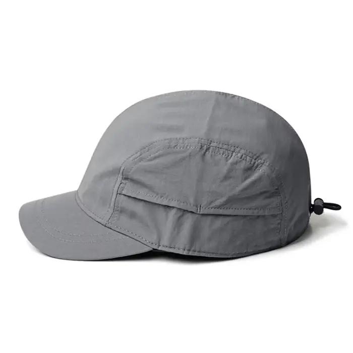 Casquette de baseball à bords courts de couleur unie