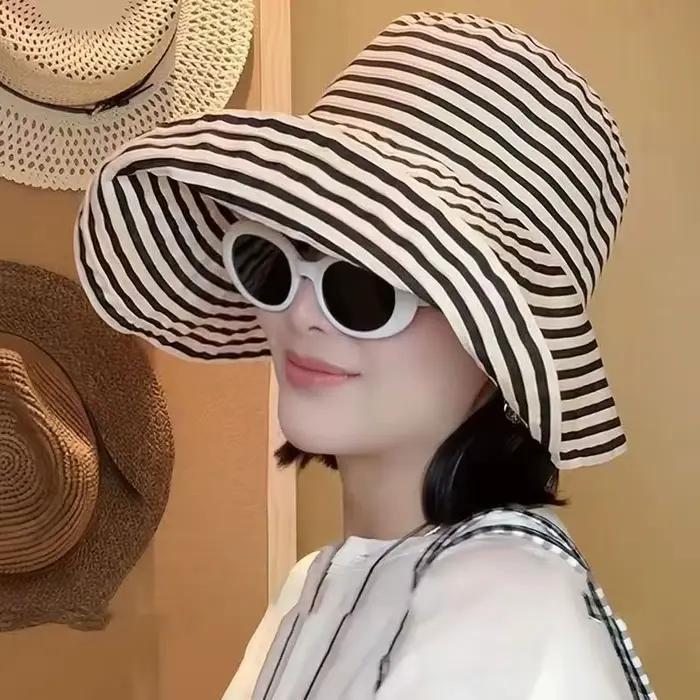 Chapeau de pêcheur pliable pour femmes