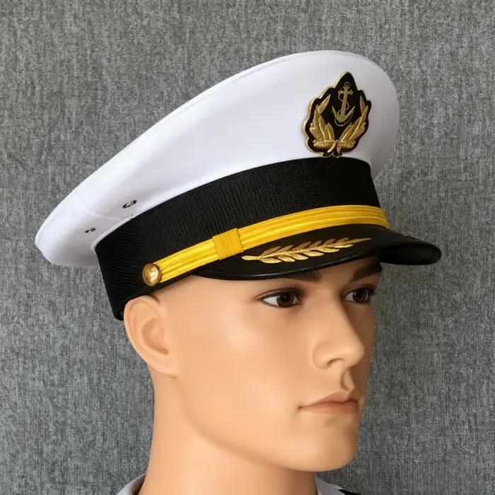 Casquette à visière de marin pour hommes et femmes