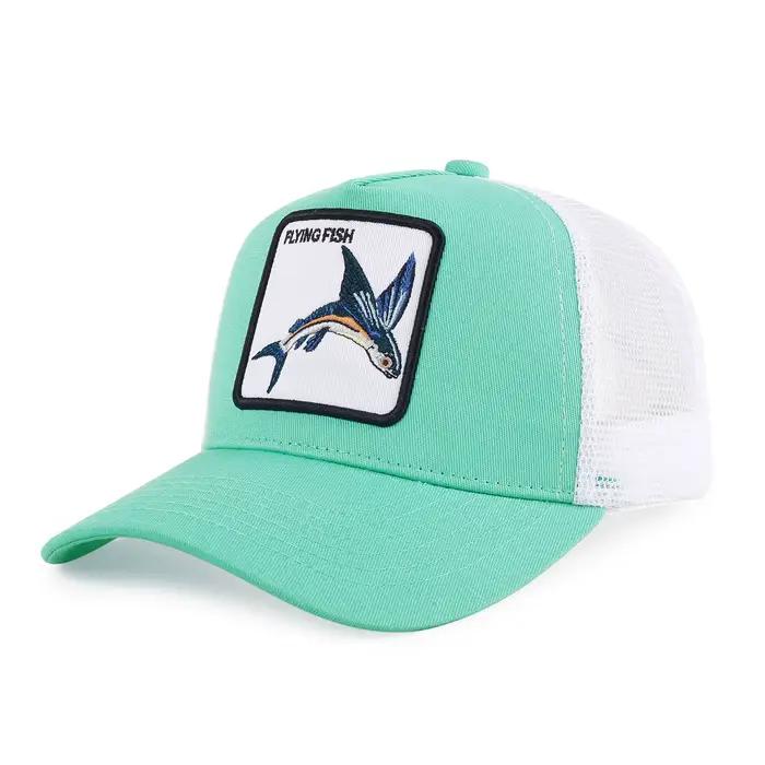 Casquette de Baseball brodée d'animaux transfrontaliers