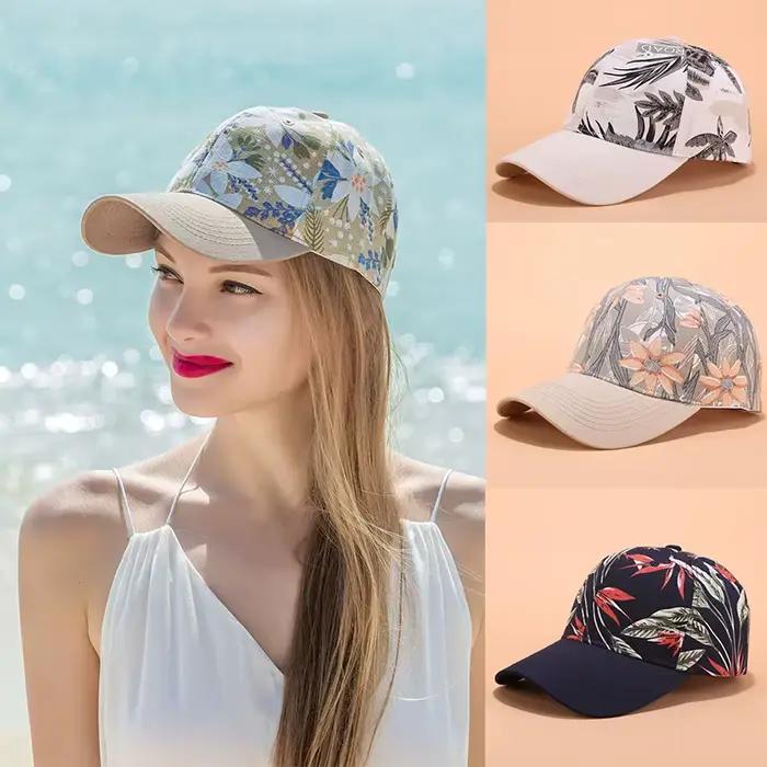Casquette de baseball imprimée bohème pour femme