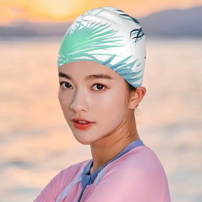 Bonnet de natation en Silicone pour filles