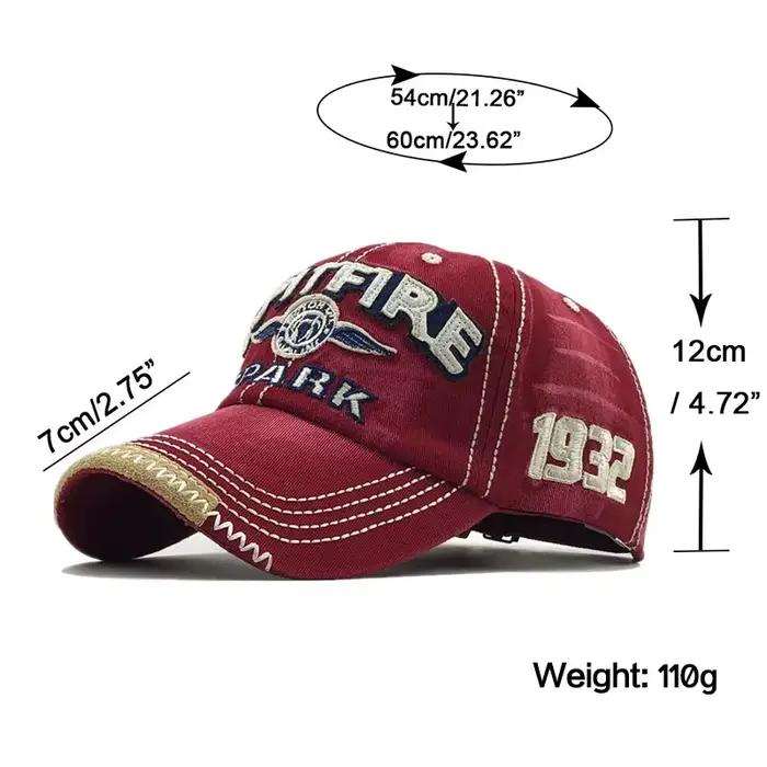 Casquettes de baseball brodées pour hommes et femmes