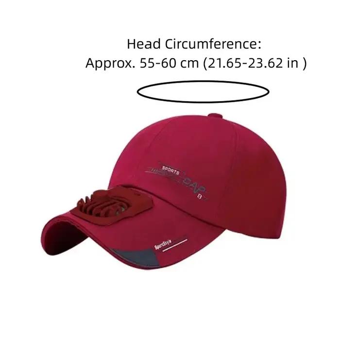 Casquette de baseball portable avec ventilateur