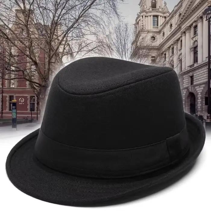 Printemps été hommes chapeaux Fedoras haut Jazz Chapeau seau melon