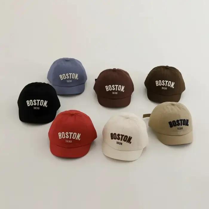 Casquettes pour enfants 44-50cm 6 mois-3 ans Printemps-Été Nouvelle collection Visière souple Casquette de papa pour