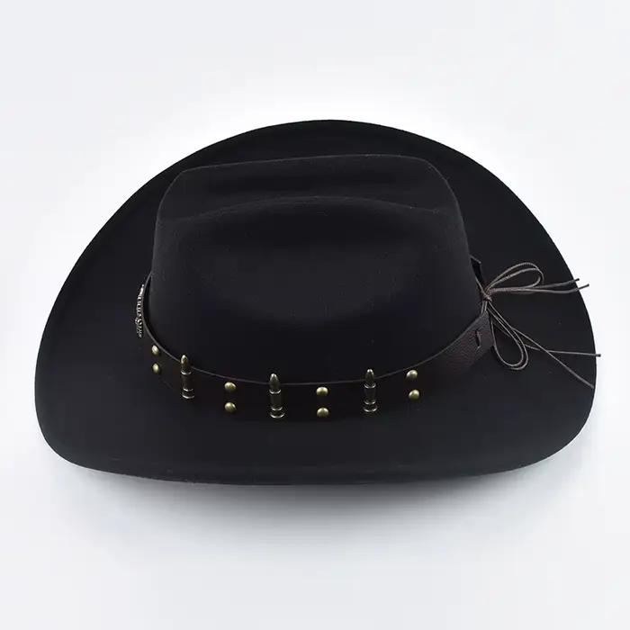 Chapeau de cowboy occidental unisexe sportif coton polyester ajustable pour homme femme voyage四季适用牛仔帽适合男女旅行