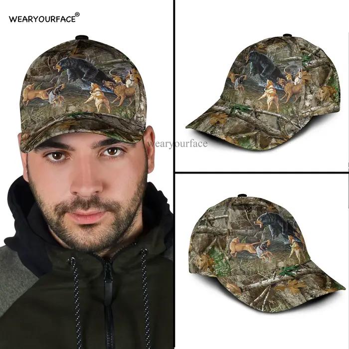 Casquette de Baseball avec Imprimé de Chien pour html au Cerf